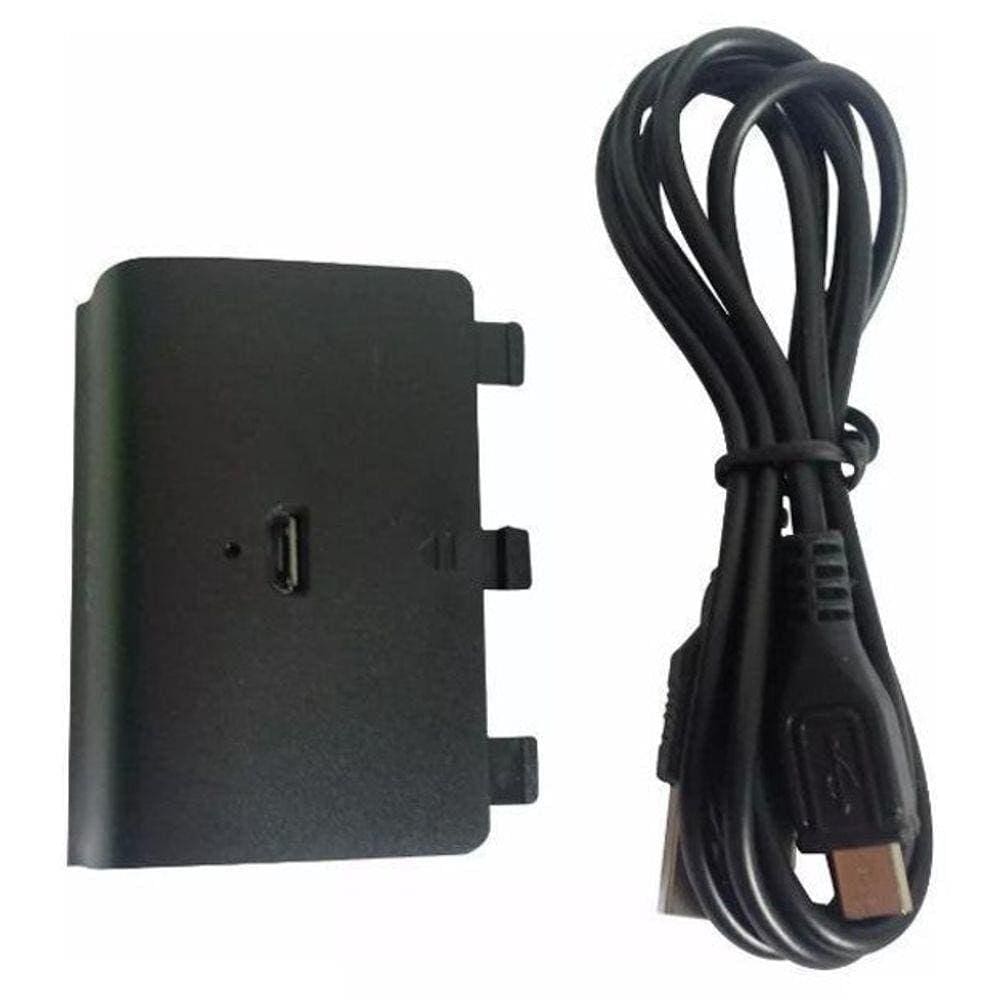 Bateria Cabo Usb Carregador Controle Xbox One Charge Play