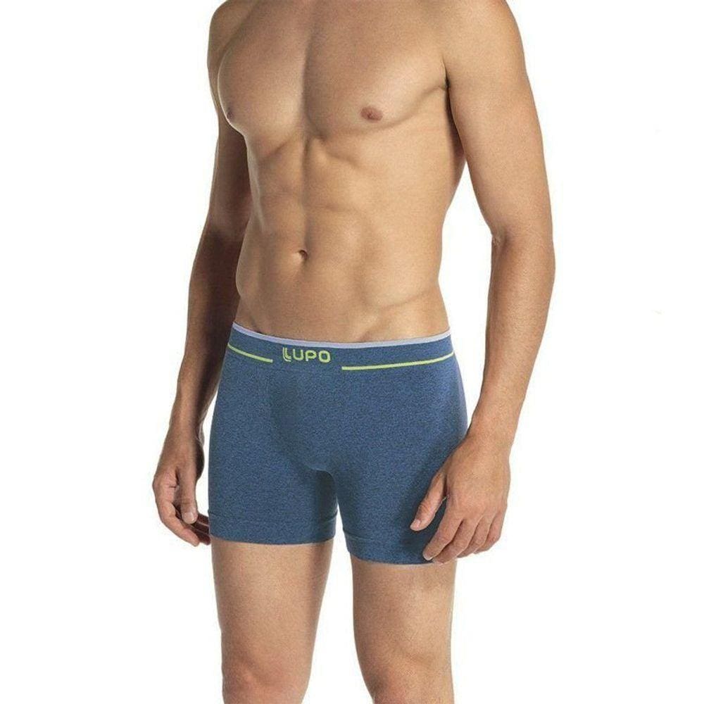 Cueca boxer masculina sem costura Lupo