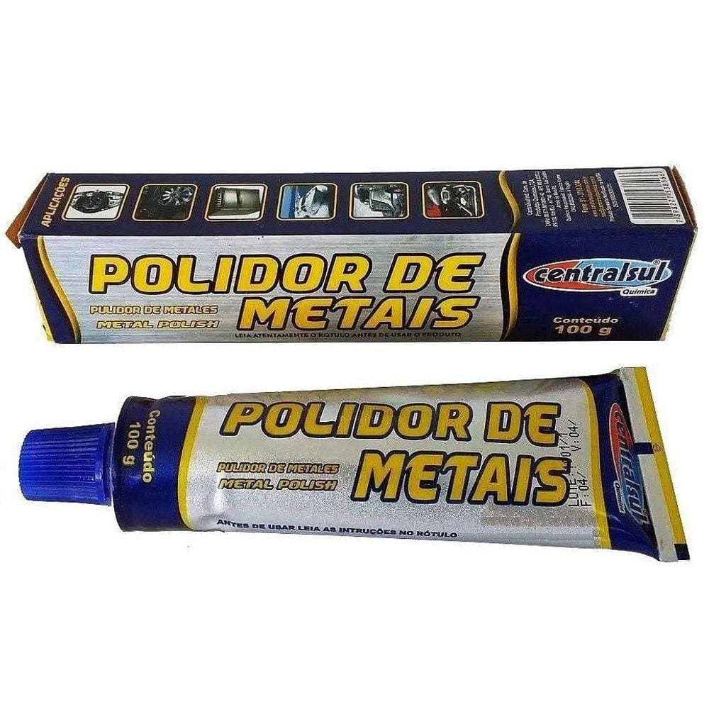 Polidor De Metais Metal Polish 100G Centralsul