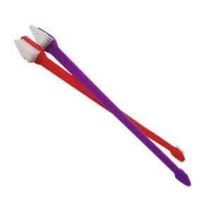 Escova Dental Dupla Blister Para Cães E Gatos