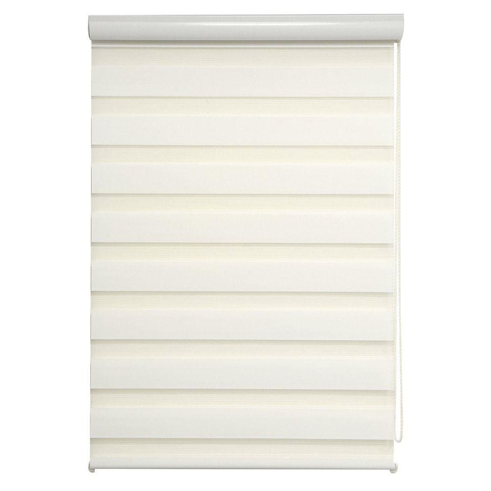 Cortina Rolo Dia e Noite Branco 160X165cm Just Home Collection