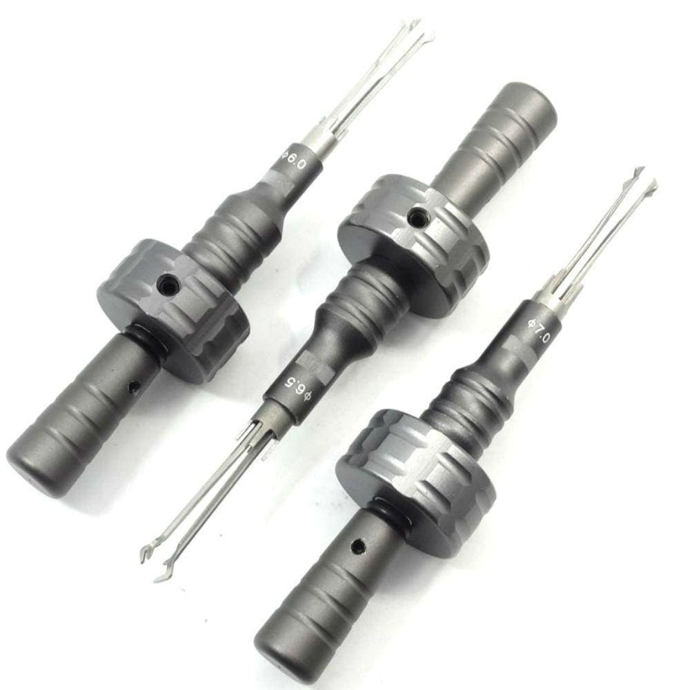 Kit Chave Micha Tetra GT683 Aço Inox Uso Profissional Lorben