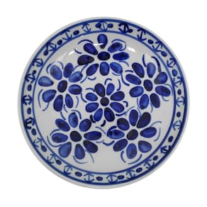 Prato Fundo 22,5 cm, pintado a mão - monte sião - colonial