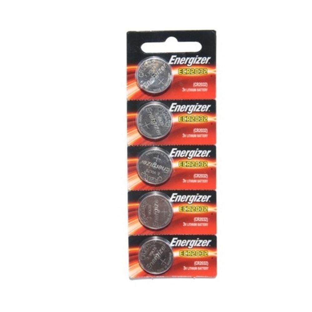 Pilha Cr 2032 Tipo Moeda Energizer Cartela Com 5 Baterias