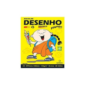 Papel Para Desenho Branco 140G A3 Filipaper 20 Folhas
