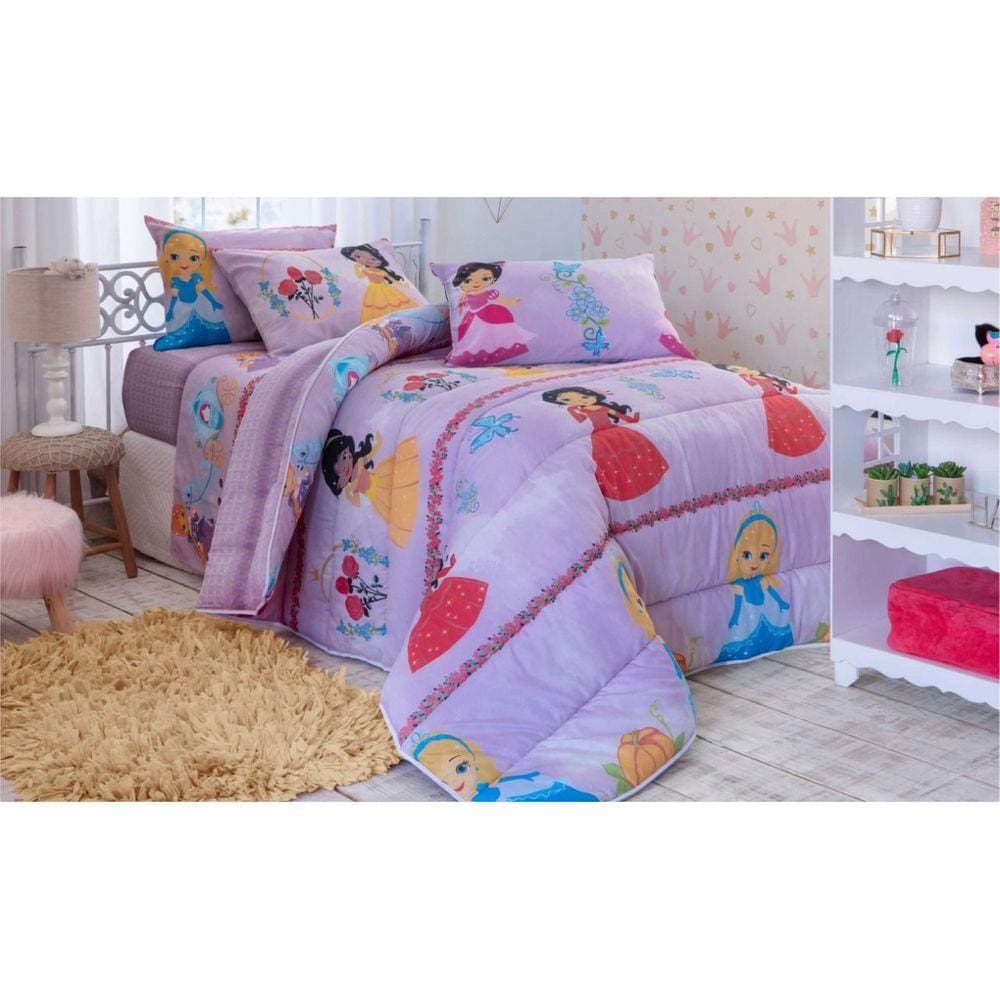 Jogo Cama Lençóis Princesa Sofia Pink