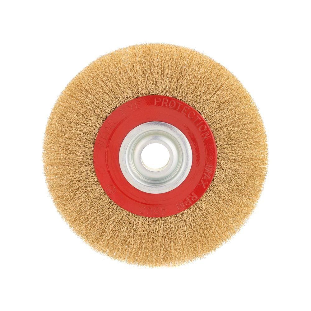 Escova Circular Aço Ondulada 200mm 8” 1BSA131 Bauker