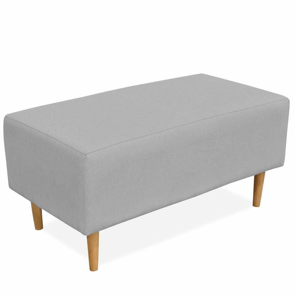 Puff Decorativo Sala de Estar Cléo W01 Pés Palito