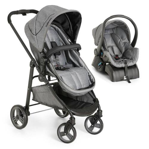 Carrinho Olympus Bebê Conforto E Base Grafite Mesc Galzerano é boa?