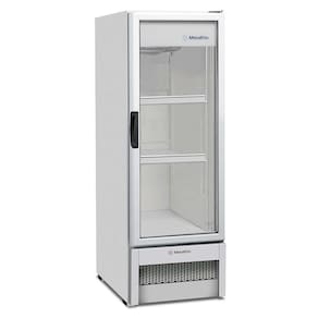 Expositor de Bebidas VB25R Metalfrio Refrigerador de Bebidas Branco 276 Litros VB25R 220v