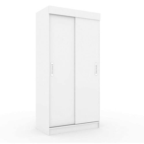 Guarda Roupa Solteiro 2 Portas de Correr Veneza Yescasa Branco Menor preço em Guarda Roupa Solteiro 2 Portas de Correr Veneza Yescasa Branco