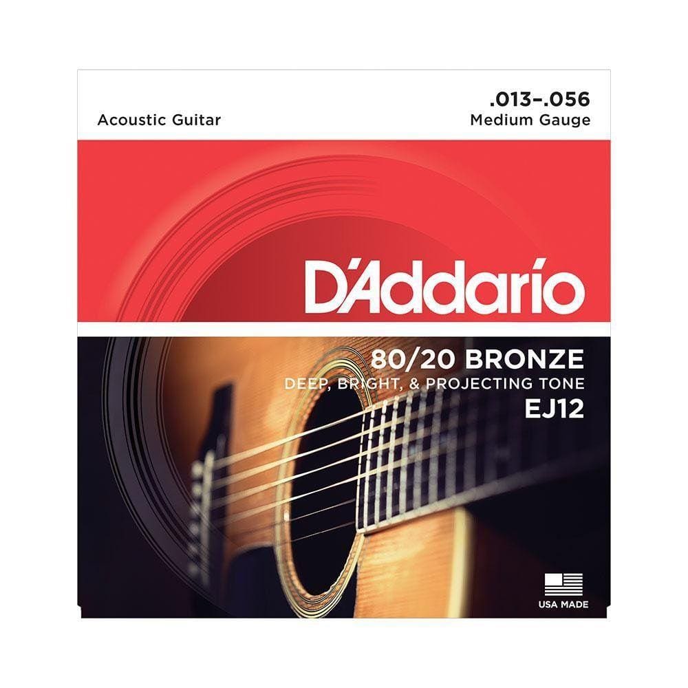 Encordoamento D`Addario - Violão Aço Ej12 0.13-0.56 - Ec0274