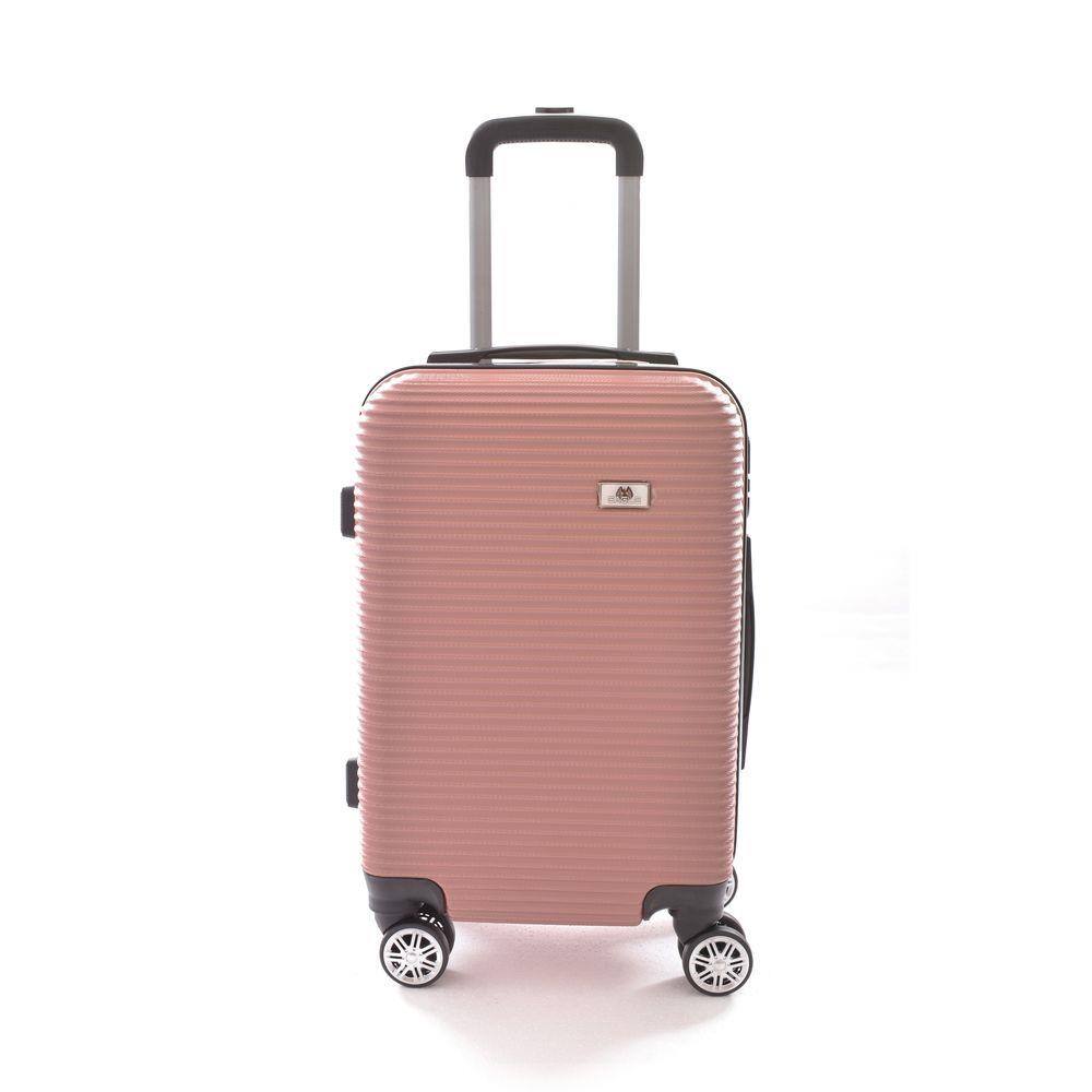 Mala de viagem rosa | Casas Bahia
