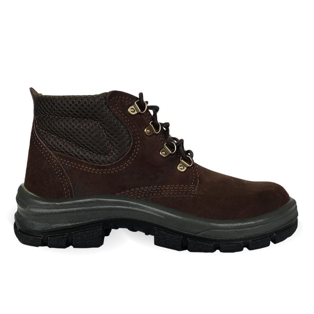 Botina Cartom Nobuck Amarrar Top