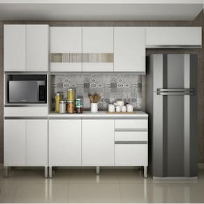 Cozinha Compacta 4 Peças com Tampo Turmalina CHF Móveis