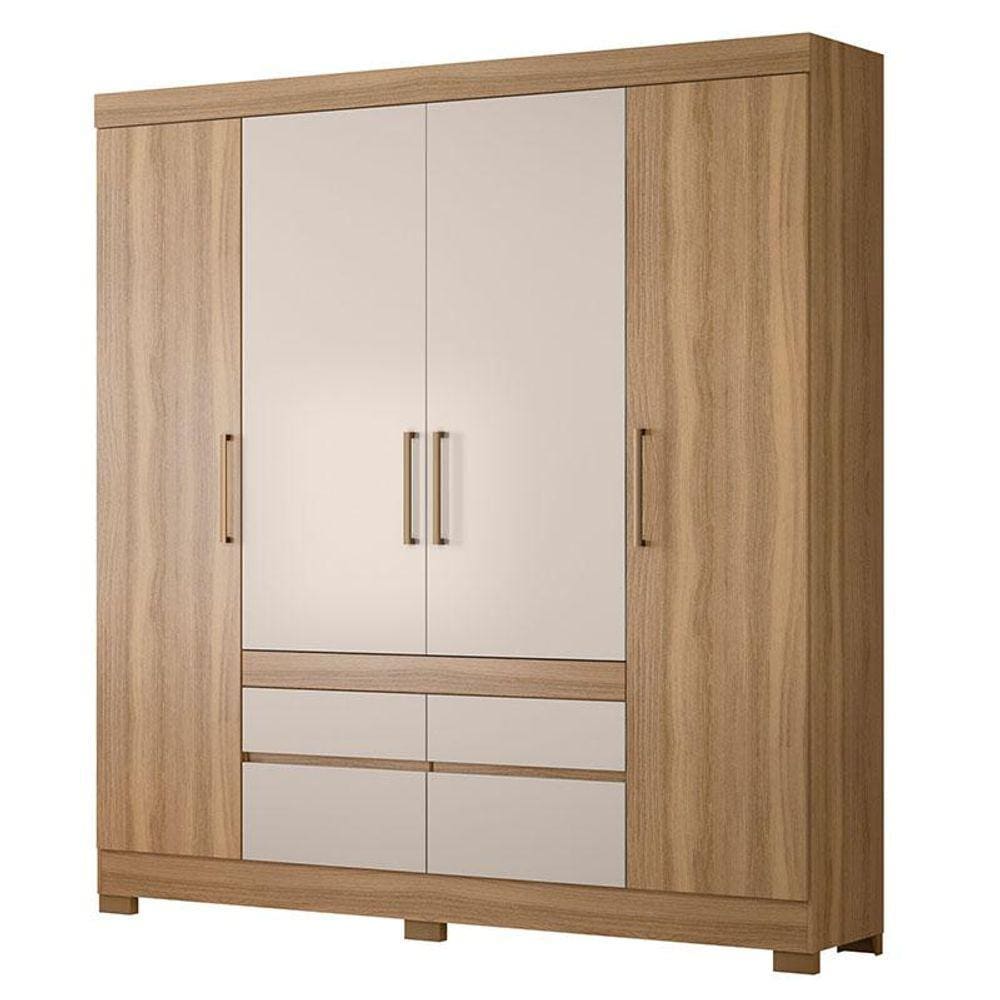 Guarda Roupa Casal 4 Portas Bilbao