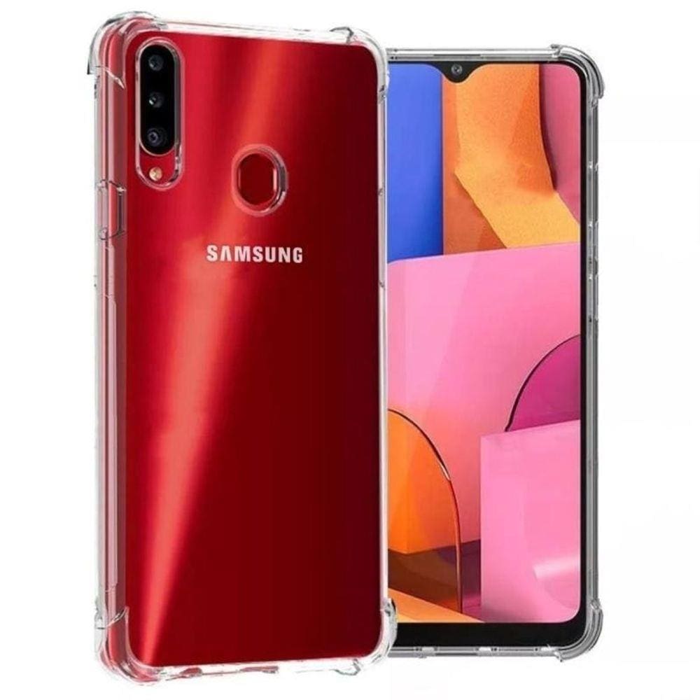 Capinha Silicone Antichoque Samsung Galaxy A20 S | Casas Bahia