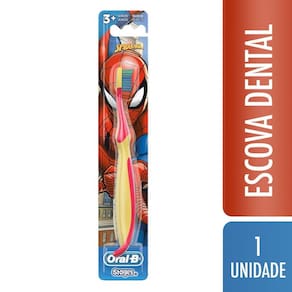 Escova Dental Infantil Oral-B Stages Spider-Man - Suave Macia 3+