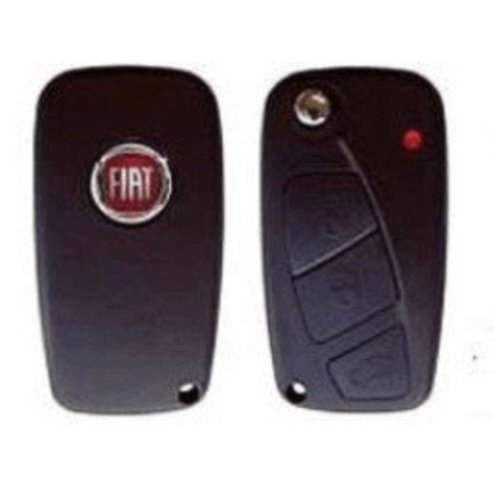Carcaça Capa Chave Canivete Fiat 3 Botões