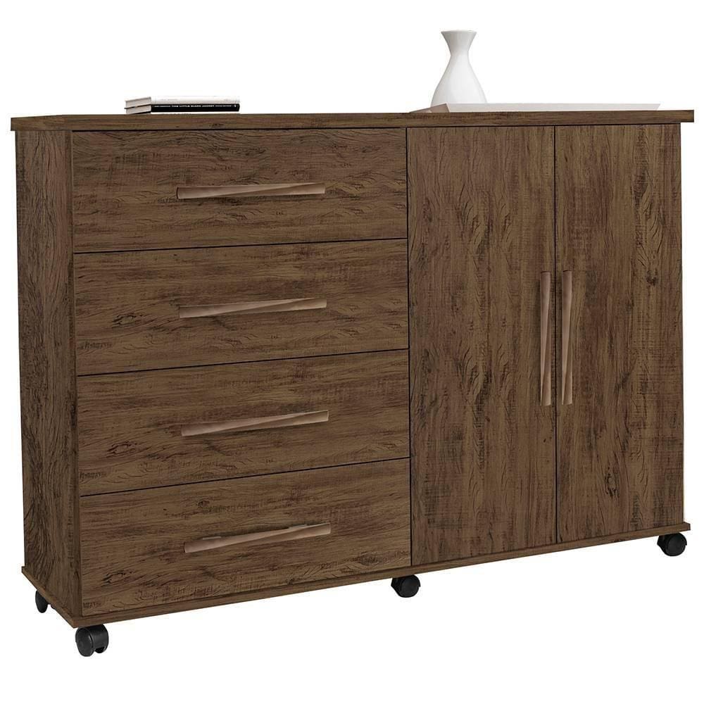 Cômoda - Gaveteira - Com Sapateira Bali  - MARROM