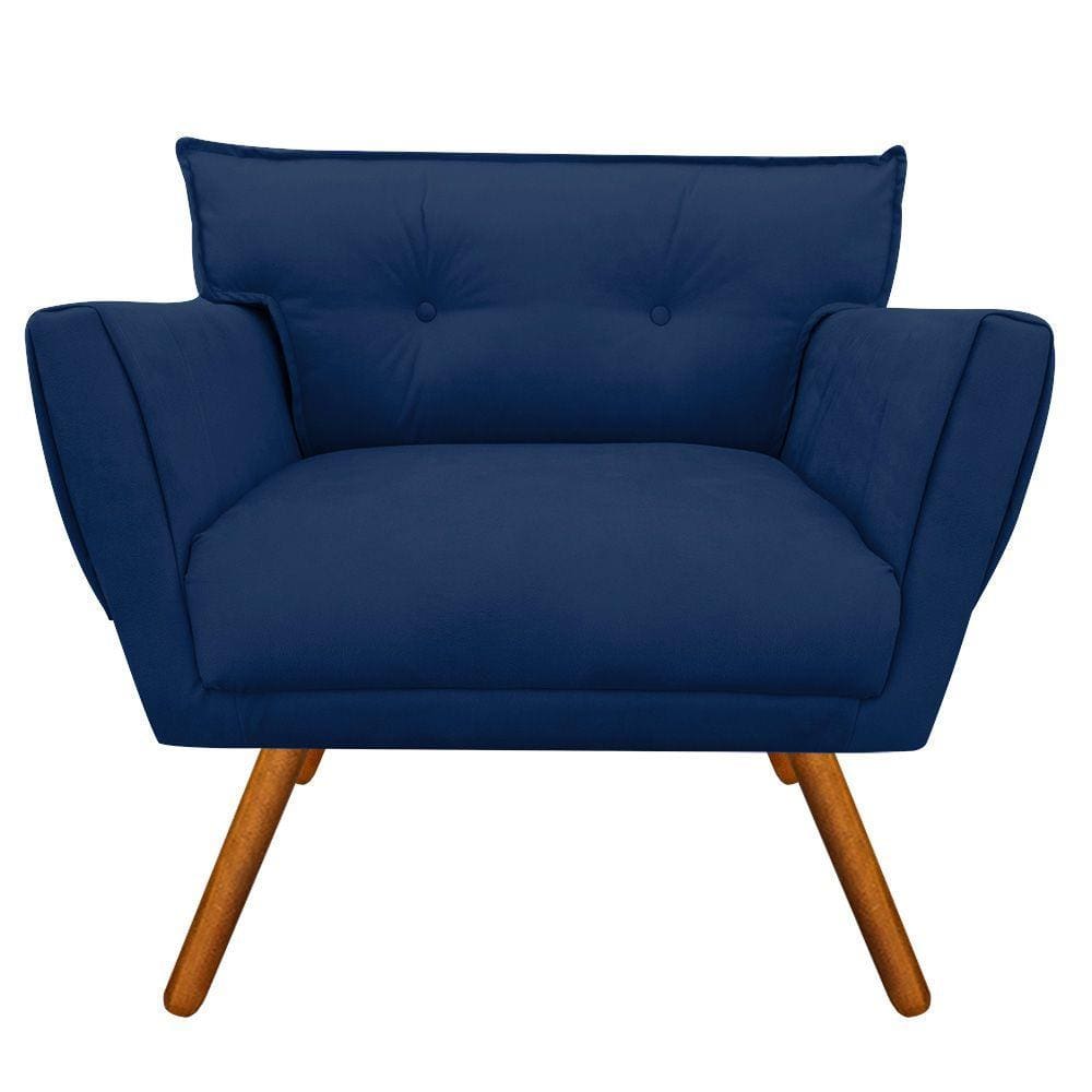Poltrona Decorativa Anitta Suede - D`Rossi