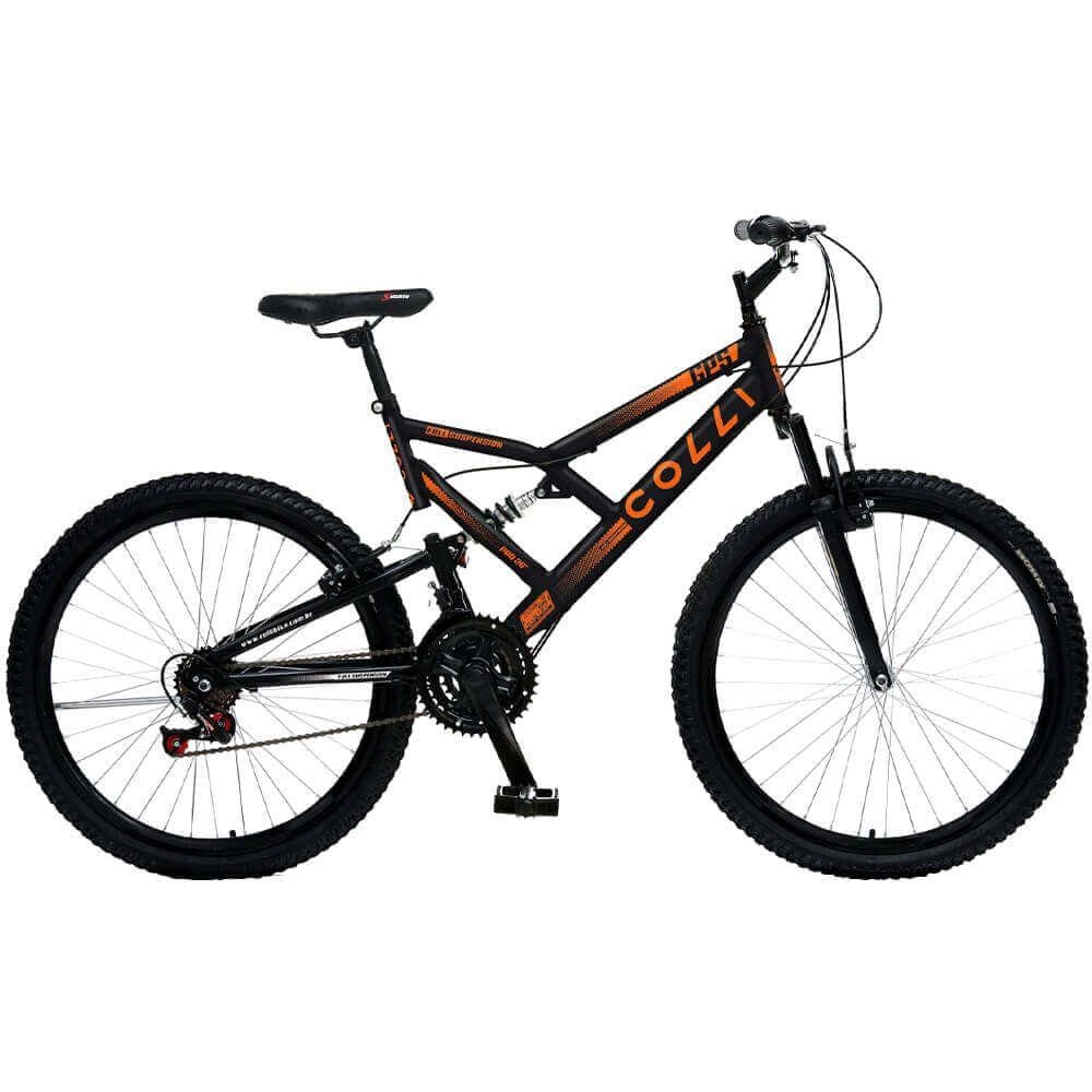 Bicicleta track bikes boxxer new aro 26 21 marchas suspensao double crown  freio v brake