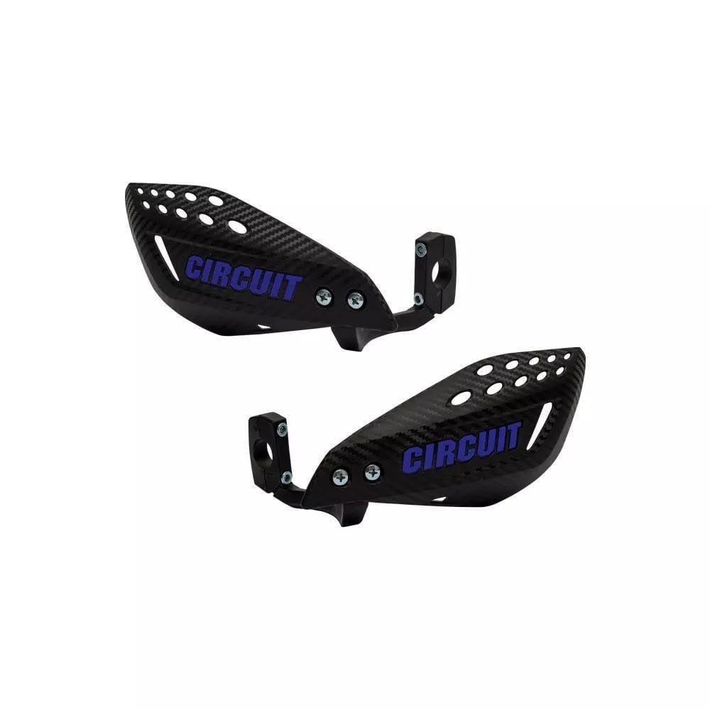 Protetor Mão Circuit Par Vector Carbono Azul Haste Nylon