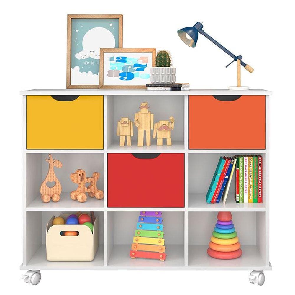 Nicho Organizador 3 Gavetas - Qmovi