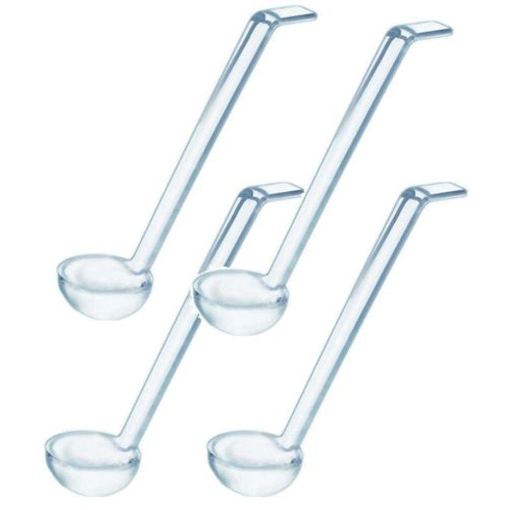 Conjunto - 4 Concha Para Servir Policarbonato 21,6 Cm Ld85135 - Transparente
