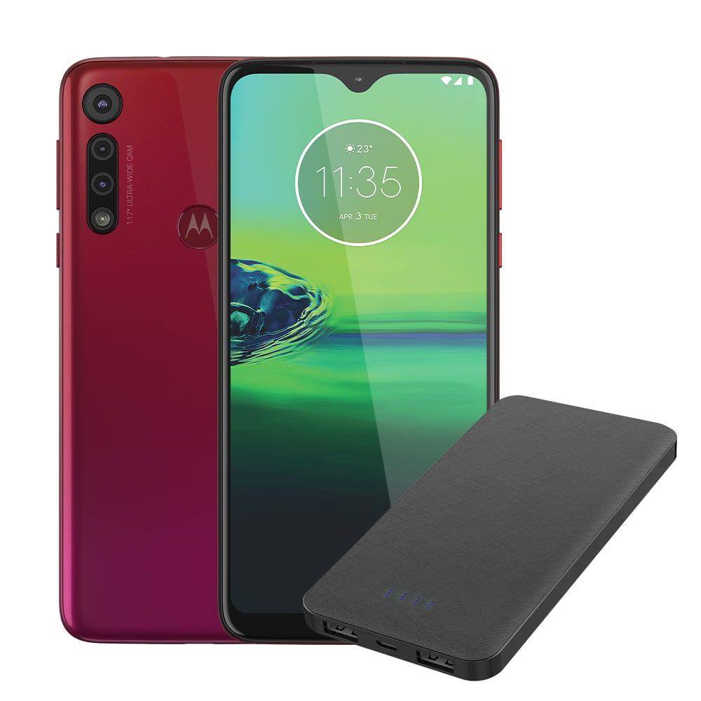 Smartphone motorola g8 play 64gb vermelho | Casas Bahia