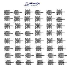 Kit 50 Unidades Tarjeta Niquelada 1.1/2 - 38mm Aliança