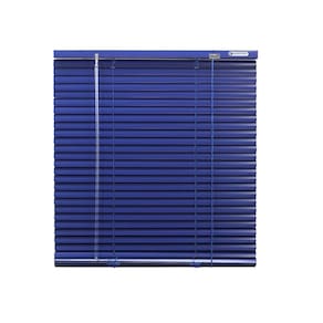 Persiana Horizontal Alumínio Azul (Largura 50 x 45 cm Altura) 25mm - cortina 0,50 x 0,45 m