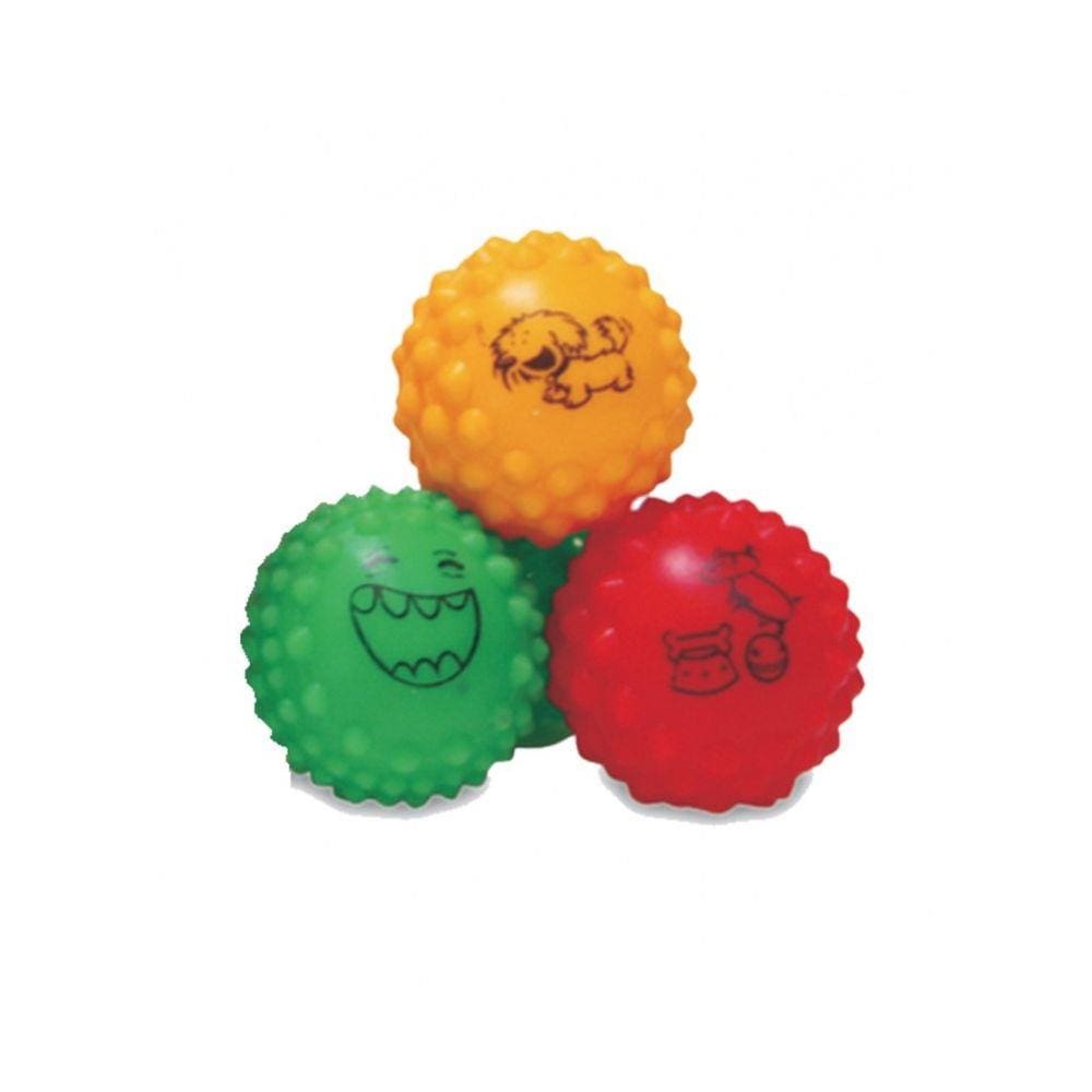 Bola Mamona Grande Pet Brinquedo Borracha 9 Peças