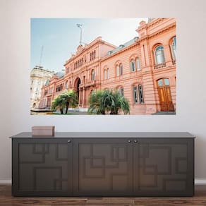 Painel Adesivo de Parede - Buenos Aires - Argentina - Casa Rosada - 1684pnm