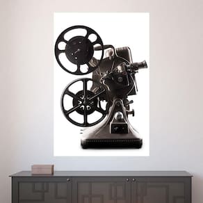 Painel Adesivo de Parede - Projetor - Cinema - 1594pnp