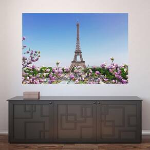Painel Adesivo de Parede - Torre Eiffel - Paris - 974pnp