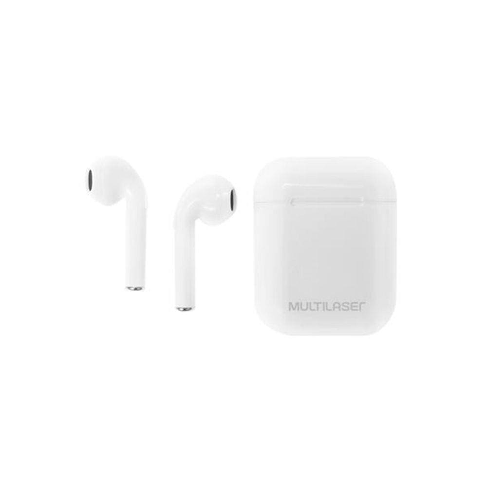 Fone Ouvido Bluetooth 5.0 TWS Airbud Branco Multilaser PH326
