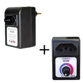 Dimmer controlador de velocidade + Auto transformador