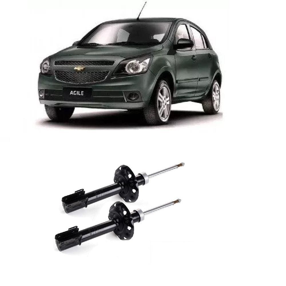 Par de Amortecedores Dianteiro Agile LTZ 14 8V Econoflex Easytronic de 2012 a 2014