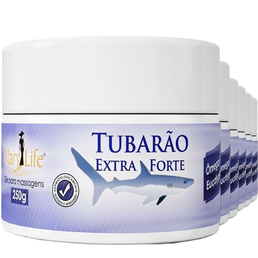 Gel Massageador Extra Forte Tubarão 6x250g Mary Life