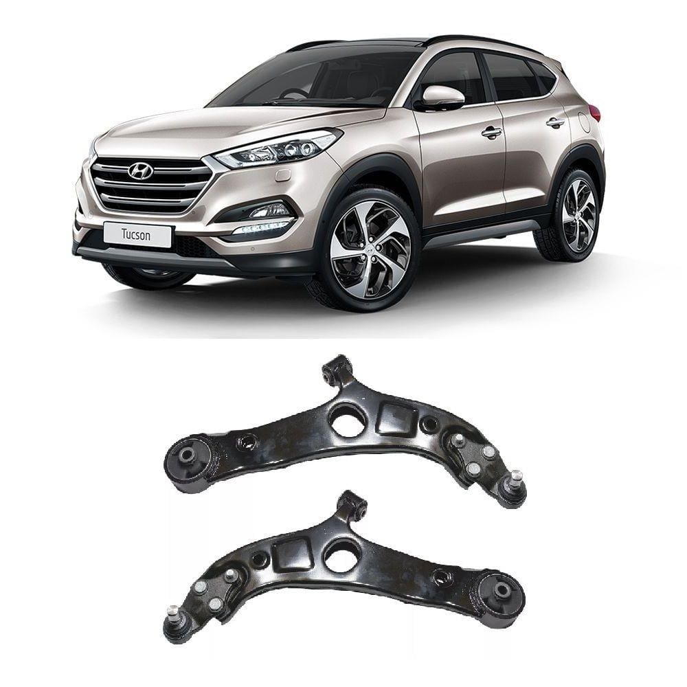 Bandeja Inferior Hyundai Tucson Dianteira (2016 Até 2019) Flex Automotive O Par