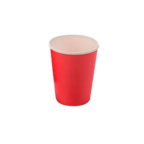 Copo de Papel Vermelho 270ml c/ 10un Silverfestas