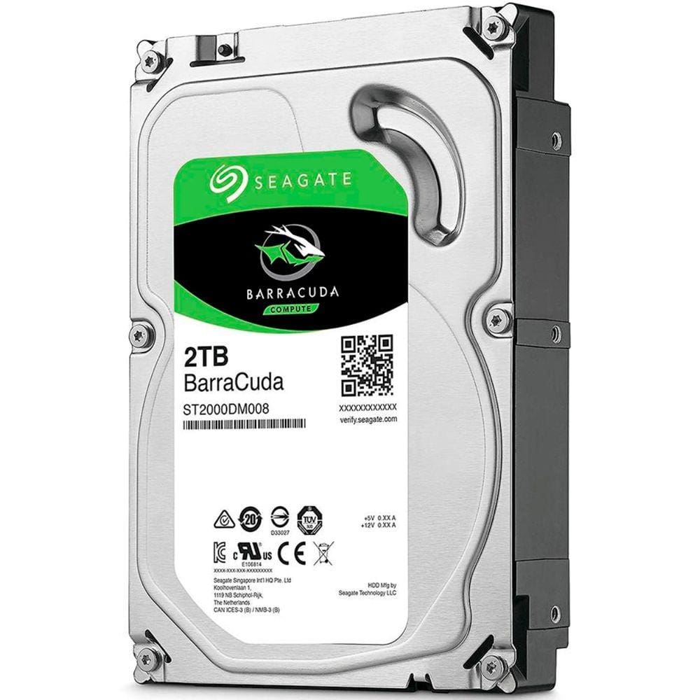 HD 2 TB SATA 3 - 6Gb/s - 7200RPM - 256MB Cache - Seagate BarraCuda ST2000DM008