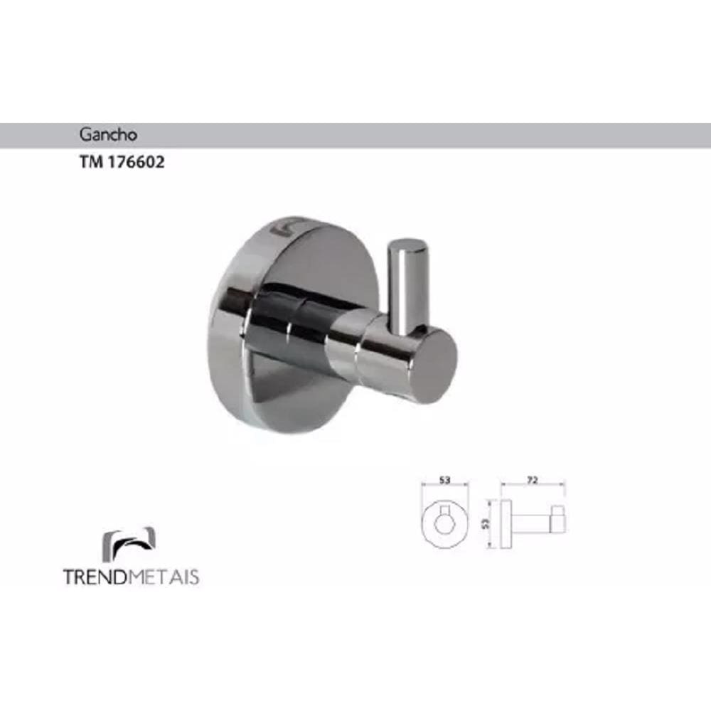 Cabide Redondo Trend Metais Tm 176602