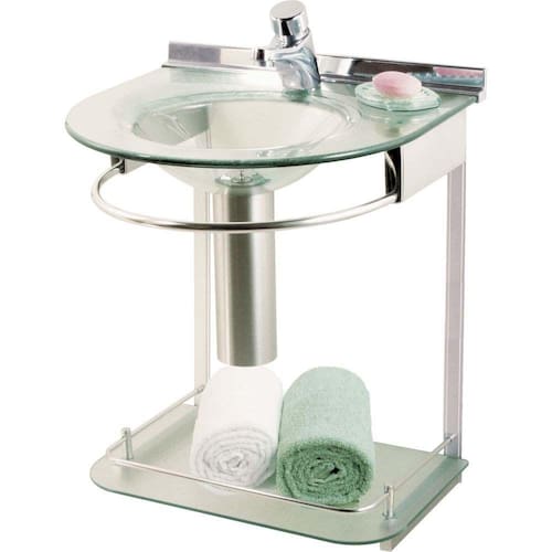 Lavabo Cris Mold 993 50x46x62,5cm com cuba moldada incolor Cris-Metal Cris-Metal Menor preço em Lavabo Cris Mold 993 50x46x62,5cm com cuba moldada incolor Cris-Metal Cris-Metal