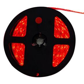 Fita Led 3528 5 metros Luz Vermelha + Fonte St3528