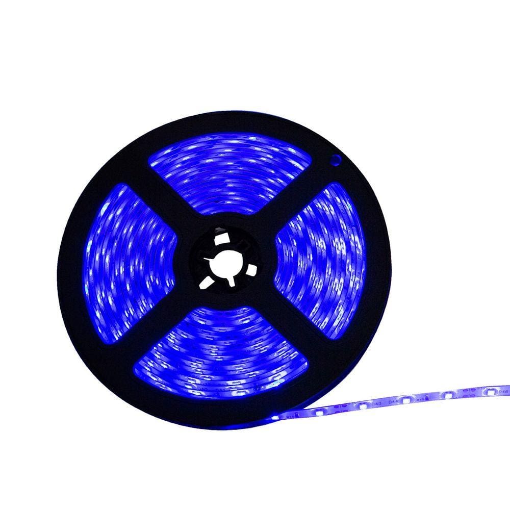 Fita Led 3528 5 metros Luz Azul + Fonte St3528