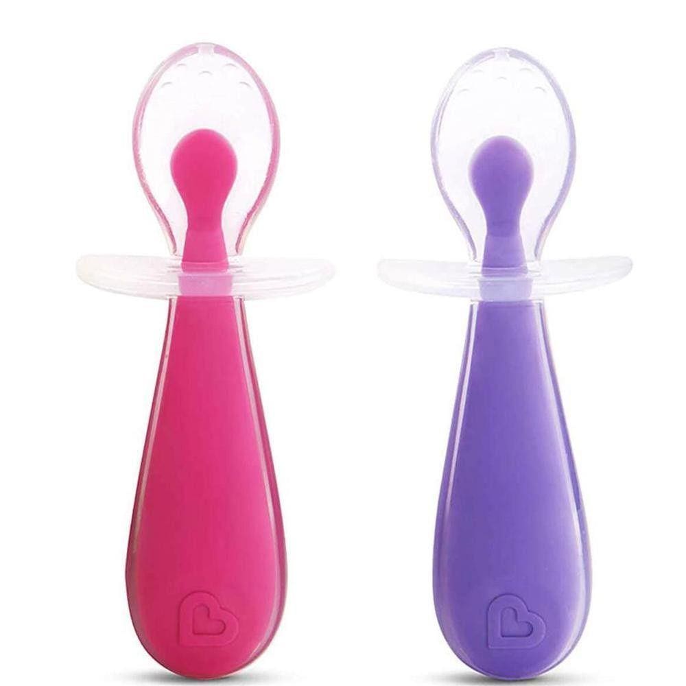 Colheres de Silicone Rosa 2und