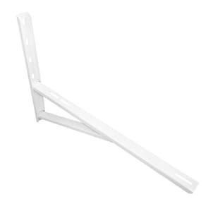 Caixa com 2 Pares de Suporte Split Gallant 850mm Perfil U com Reforço Branco