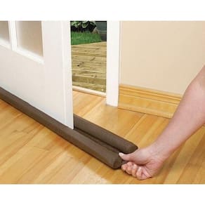 Protetor De Porta Residencial Impermeável Duplo 80 Cm Marron